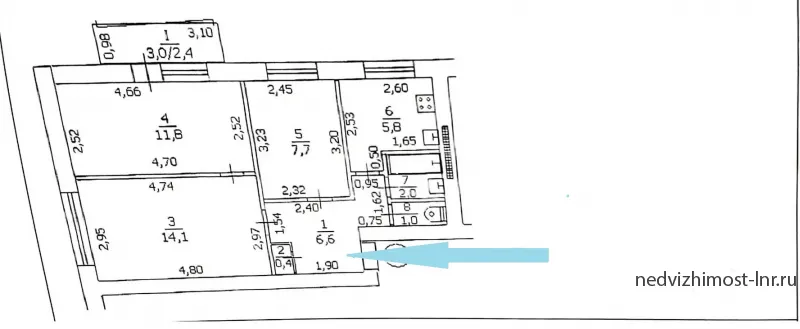 Продам 3- к квартиру на Авиацентре