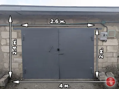 Капитальный гараж 6x4 м., кооператив Мирный, ТОРГ
